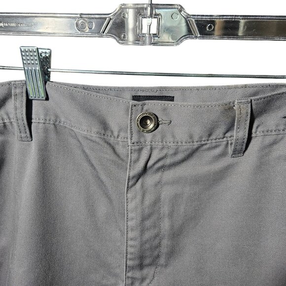 RVCA The Week-End Chino Shorts Gray Mens Casual Fit Size 32 Cotton Blend - Picture 2 of 6